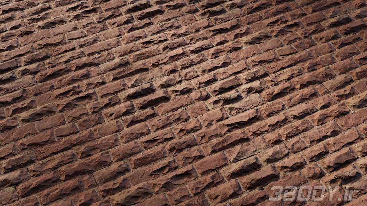 متریال دیوار سنگی stone wall عکس 1